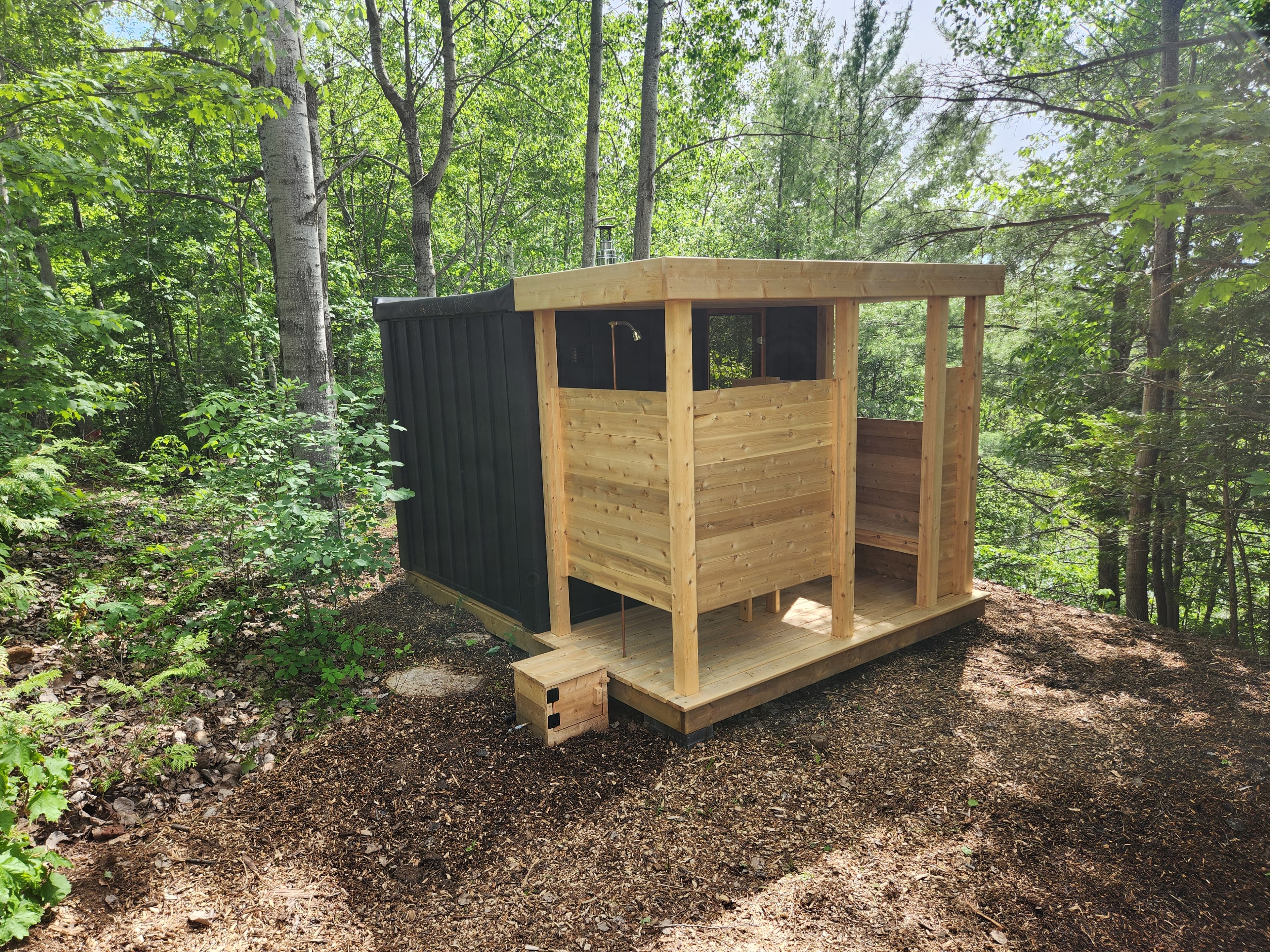 Custom sauna build
